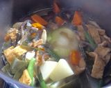 味付き揚げでごった煮作り方6写真