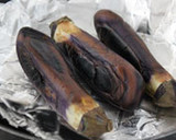 ごはんのおとも♪焼きなすの辛味みそ作り方3写真