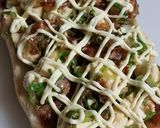 鬼盛り！焼き角切り冷奴マヨトースト！作り方15写真