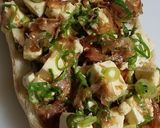 鬼盛り！焼き角切り冷奴マヨトースト！作り方14写真