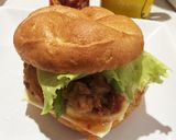 エスニックな唐揚げバーガー作り方4写真