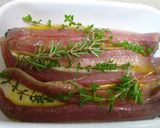 ロール秋刀魚香草焼き♡大根おろしと酢橘で作り方2写真