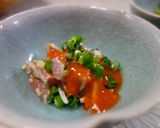 秋刀魚の薬味和え・ピリ辛酢味噌たれで作り方3写真