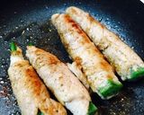オクラの豚肉巻き甘辛炒め作り方3写真