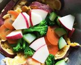野菜たっぷり、デリ風サツマイモのサラダ。作り方8写真