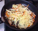 焼きうどん風パスタ作り方3写真
