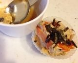 簡単お弁当おかず☆厚揚げとしめじの卵とじ作り方3写真