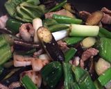 簡単！豚バラと冷蔵庫野菜の味噌炒め作り方4写真