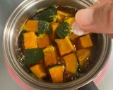 シンプル　かぼちゃの煮物作り方4写真