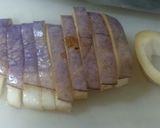 アケビの皮、人参のスクランブルエッグ作り方3写真