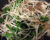 牛肉と野菜のいためあえ作り方6写真
