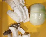 鶏肉ときのこのマスタードいため作り方1写真