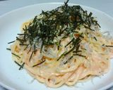 しらすとたらこのクリームパスタ作り方4写真