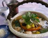 加賀野菜　赤かぼちゃの肉詰め秋のあんかけ作り方5写真