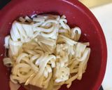 カルボうどん☆幼児食作り方2写真