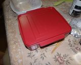 トースターパンを使って　ニラ・豚肉炒め作り方7写真
