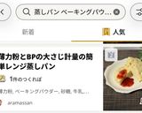 薄力粉とBPの大さじ計量の簡単レンジ蒸しパン作り方7写真