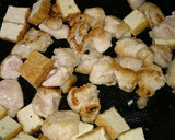 ☆鶏むね肉と茄子と厚揚げの甘酢炒め☆作り方4写真