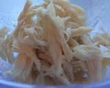 鶏ささみ　胡麻七味サラダ作り方2写真