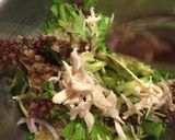 鶏ささみ　胡麻七味サラダ作り方6写真