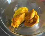 ハロウィン♬かぼちゃのミニチーズどら焼き作り方1写真