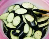 ナスとゴーヤの甘辛作り方1写真