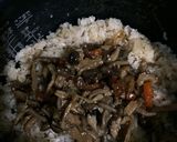 餅米プラス✨別鍋炒り煮もっちり混ぜご飯✨作り方5写真