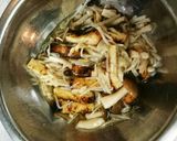 秋の♪きのこと油揚げの酢の物作り方5写真