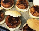 どっさりキャベツのメンチカツバーガー♪作り方9写真
