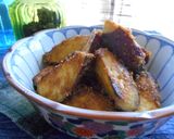 さつまいもの胡麻味噌炒め作り方5写真