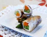 お弁当にも♡彩り野菜と豚バラの太巻き作り方13写真