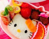 キティちゃん弁当…♩作り方2写真