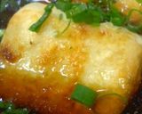 簡単☆キノコのあんかけ揚げ出し豆腐作り方5写真