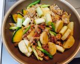 長芋と豚コマのバター醤油炒め作り方9写真