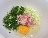 お好み焼きの材料でぎょうざ！作り方4写真
