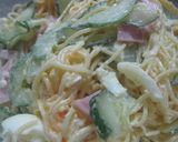 ワンポットパスタでスパサラ♪作り方6写真