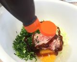お好み焼きの材料でぎょうざ！作り方5写真