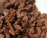 れんこん 牛肉 コンニャクの和えもの作り方5写真