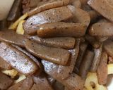 れんこん 牛肉 コンニャクの和えもの作り方9写真