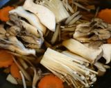 秋の香り♡3種のきのこ丼作り方5写真