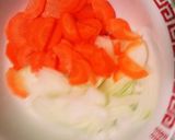 大豆入り親子丼作り方1写真