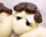 ハロウィーンに♡へん顔ちぎりパン作り方8写真