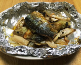 秋刀魚と焼き茄子のホイル焼き その1作り方7写真
