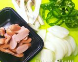 トマトジュースde我が家のナポリタン♬作り方1写真