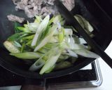 豚こまと茄子・葱❀甘辛味噌炒め作り方7写真