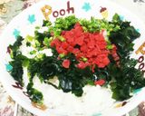 簡単!梅ゆかりワカメに秋の香りのせご飯♥作り方4写真