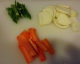 超！簡単野菜のコンソメスープ☆作り方1写真