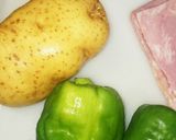 じゃがいも炒め　ピーマンコラボ作り方1写真
