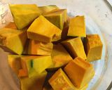 簡単かぼちゃのごま味噌あえ♪作り方1写真
