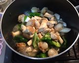 ホタテと野菜の甘辛煮作り方1写真